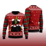 2025 Black Cat Family Ugly Christmas Sweater - Image 2