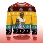 2025 Marquise Brown Baltimore Ravens Ugly Christmas Sweater - Image 2