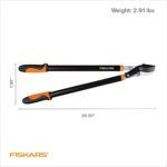 Fiskars 28-Inch Power-Lever Garden Bypass Lopper and Tree Trimmer, Sharp Precision-Ground Steel Blade for Cutting Branches up to 1.75-Inch Diameter - Image 6