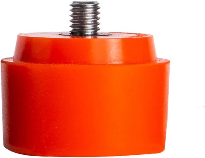 2 inch Replacement Urethane Striking Mallet Cap (Orange - Soft) - Image 2