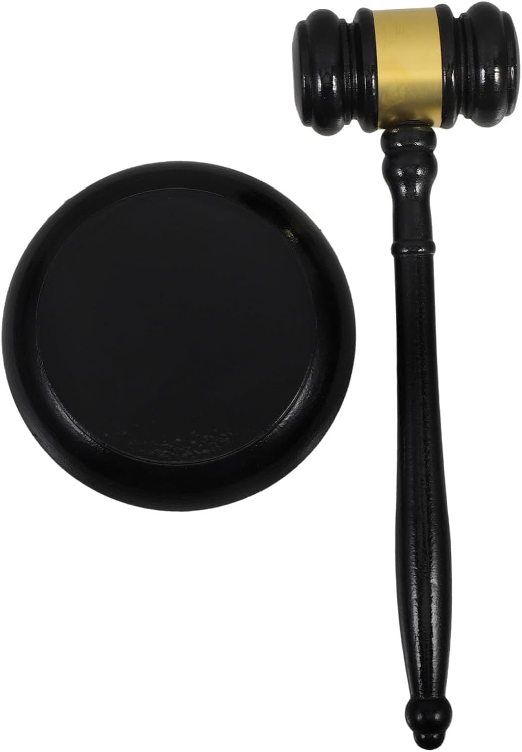 Portable Wooden Auction Hammer Gavel for Judge Lawyer with Clear Loud Sound Compact Smooth Finish Auctioneer Gavel for Courtroom and Events