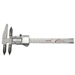 Digital Centerline and Edge-to-Center Caliper – IP54 Waterproof Stainless Steel Caliper with LCD Display, 0.01mm/0.0005" Resolution, Inch/MM, Hole Center Distance Measuring Tool (0.4"-6"/10-150mm)