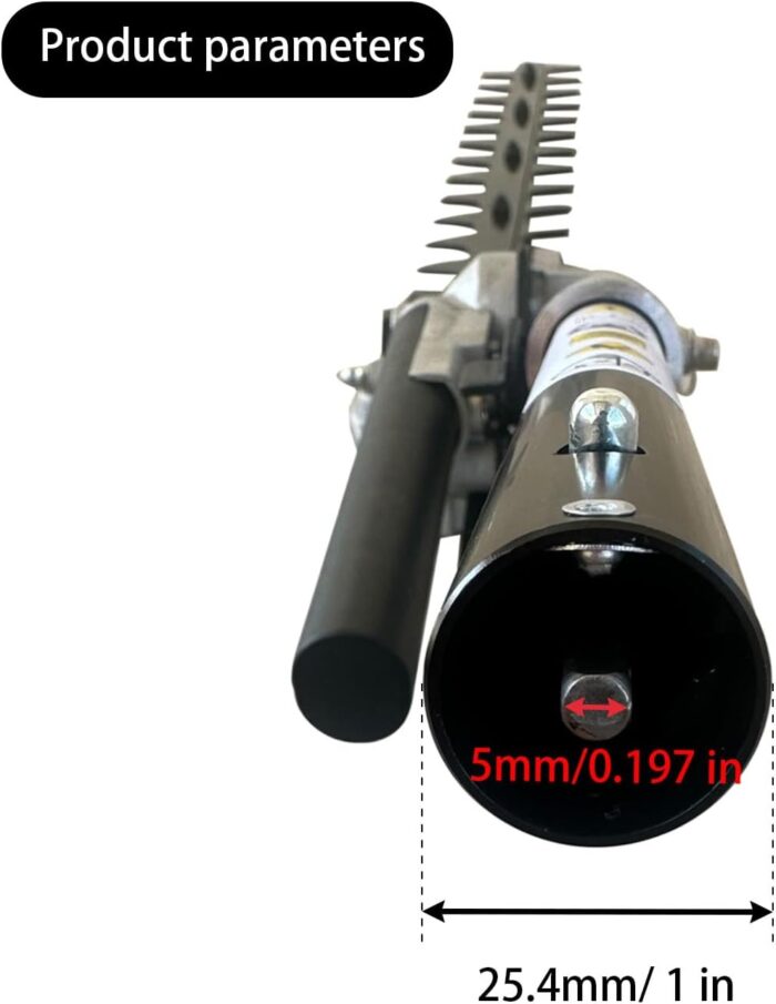 Articulating Hedge Trimmer Attachment (16") fits for Ryobi,Hart,Craftsman,Weed Eater,Mtd pro,Troy-Bilt,Toro,John Deere,Hus 128LD Most Brush Cutter/String Trimmer (Long) - Image 3