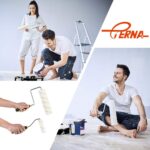 ETERNA Paint Roller Kit, 9 Pieces Paint Supplies for House Painting, with Metal Paint Tray&9 inch+4 inch Paint Rollers&Cover&Frame&Brush, Perfect for Wall Decorating Home DIY Improvement - Image 8
