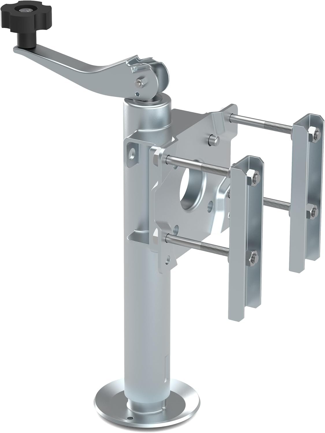 Swivel Bolt-on Trailer Jack, Trailer Jack Stand, 10″ Vertical Movement, Mounting Hardware Included, 1000 lbs