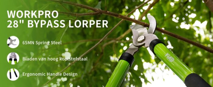 YIAD Loppers for Tree Trimming, Garden Shears Set-Heavy Duty Branch Cutter Pruning Shears Set, Labor Saving and Durable Garden Clippers, Loppers for Gardening Plants, Flowers and Tree Trimmer - Image 7
