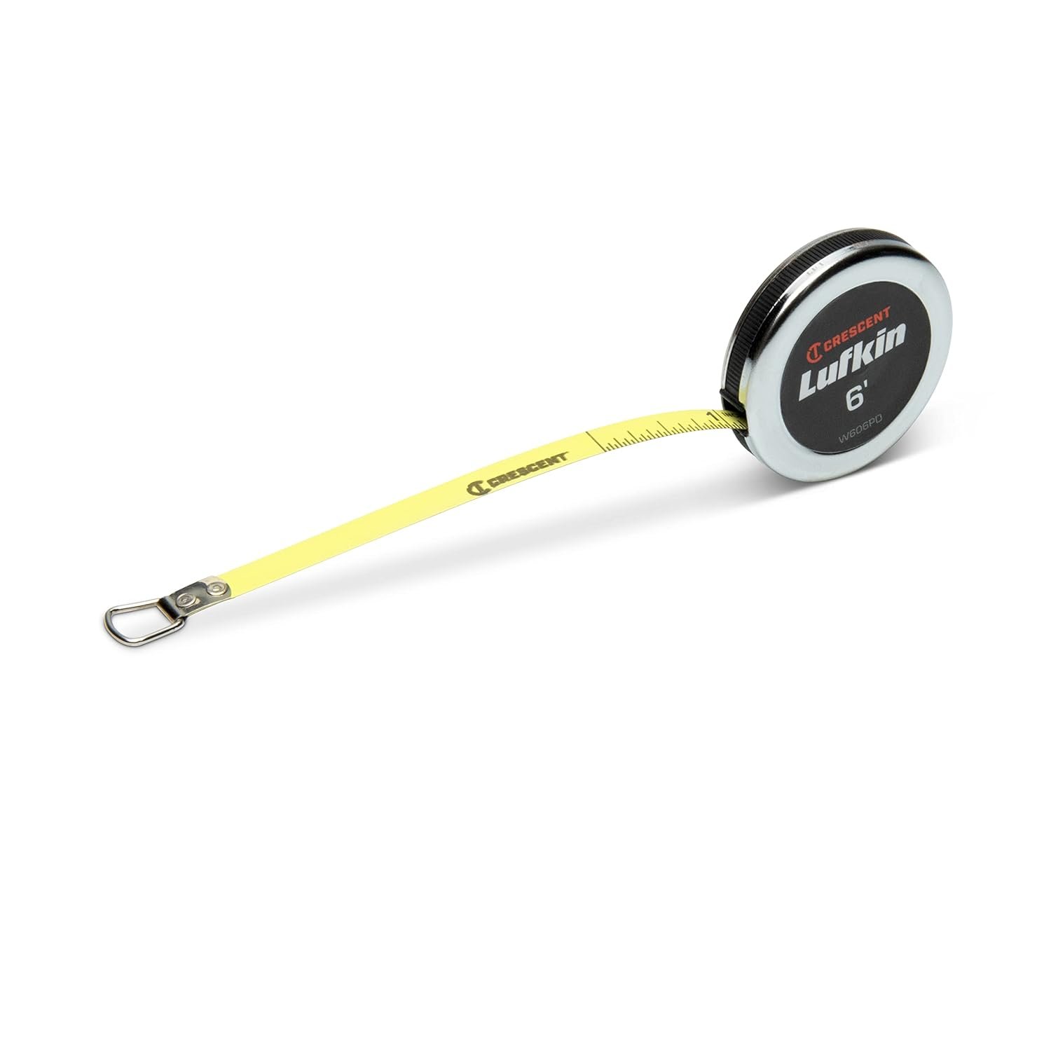 Crescent Lufkin 1/4″ x 6′ Executive® Diameter Yellow Clad A19 Blade Pocket Tape Measure – W606PD