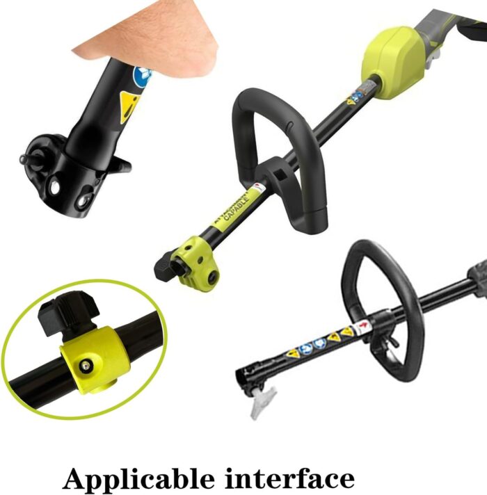 Articulating Hedge Trimmer Attachment (16") fits for Ryobi,Hart,Craftsman,Weed Eater,Mtd pro,Troy-Bilt,Toro,John Deere,Hus 128LD Most Brush Cutter/String Trimmer (Long) - Image 4