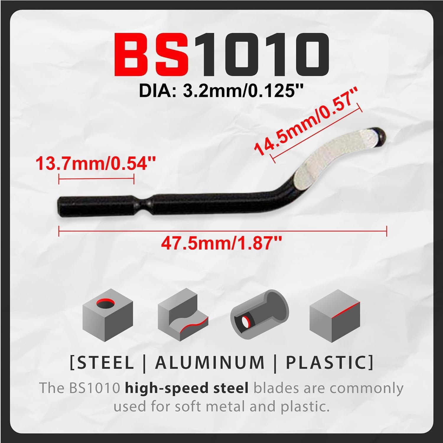 AFA Tooling – Deburring Tool Anodized Silky Silver Handle with 11 High-Speed Steel Blades, Deburring Tool 3D Printing, Reamer Tool for Metal, PVC, Copper Pipe, Plastic, Steel, Resin & 3D Printed Edges