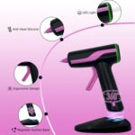 Cordless Hot Glue Gun, Rechargeable Hot Melt Glue Gun 2Ah Built-in Battery Smart Power-Off With 30pcs Premium Glue Sticks, 10pcs Wood Craft Sticks, Carry Case for DIY, Arts &Crafts - Image 3