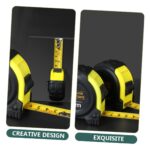2 Pcs Metric and Measuring Tapes and Carbon Steel Tape Measure for Carpentry Construction Woodworking DIY Projects with Abs Case - Image 7