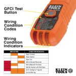 Klein Tools ET310 AC Circuit Breaker Finder, Electric and Voltage Tester with Integrated GFCI Outlet Tester - Image 3