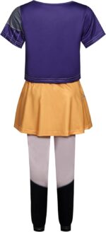 Girls Pop Singer Dress Up Costume Kids Halloween Cosplay Stage Role Play Outfit - Image 9