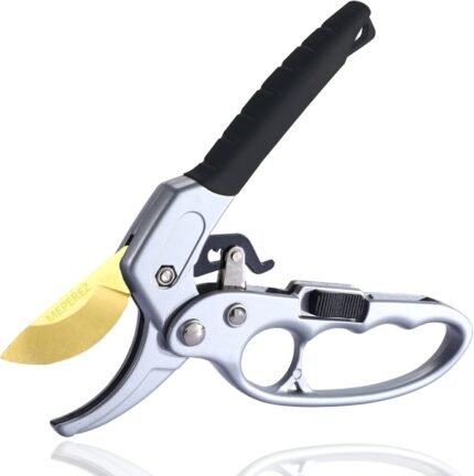 Ultra Sharp Germany Titanium Steel Pruning Shears – Cuts 3X Easier, Weak Hand Arthritis Snips, Rust-Resistant, Effortlessly 1-Inch Cut Capacity Garden Scissors, Ergonomic Handle