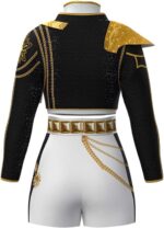 Demon Costume Hunters Outfit for Kids Girls Skirt Set Halloween Costumes 2 Piece with Jacket and Skirt - Image 5