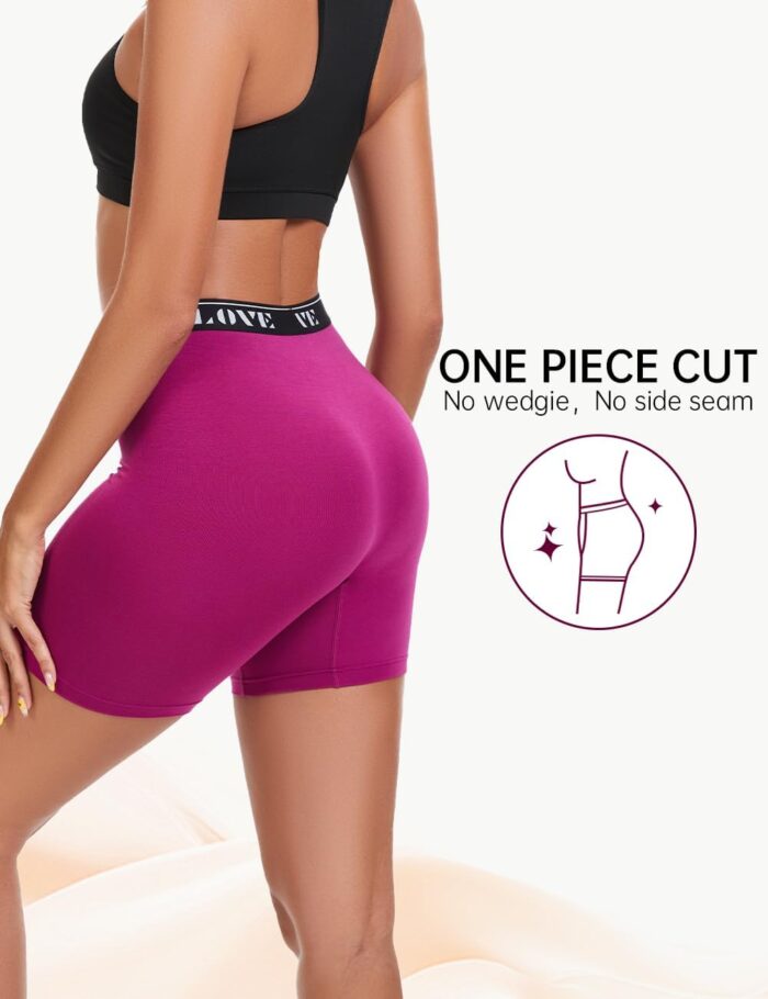 Womens Boxer Briefs High Waisted Modal Boy Shorts Underwear - Image 11