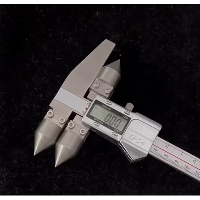 Digital Centerline and Edge-to-Center Caliper – IP54 Waterproof Stainless Steel Caliper with LCD Display, 0.01mm/0.0005" Resolution, Inch/MM, Hole Center Distance Measuring Tool (0.4"-6"/10-150mm) - Image 6
