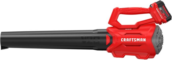 CRAFTSMAN V20 Cordless Axial Leaf Blower Kit with 4.0 Ah Battery and Charger (CMCBL700M1) - Image 9