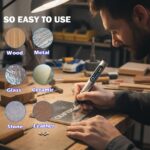 USB Rechargable Engraving Machines Pen with 35bits,Mini Electric Engraver Etching Machines Cordless Rotary Tools Engraved Jewelry Stone Metal Plastic Wood Resin Model - Image 4