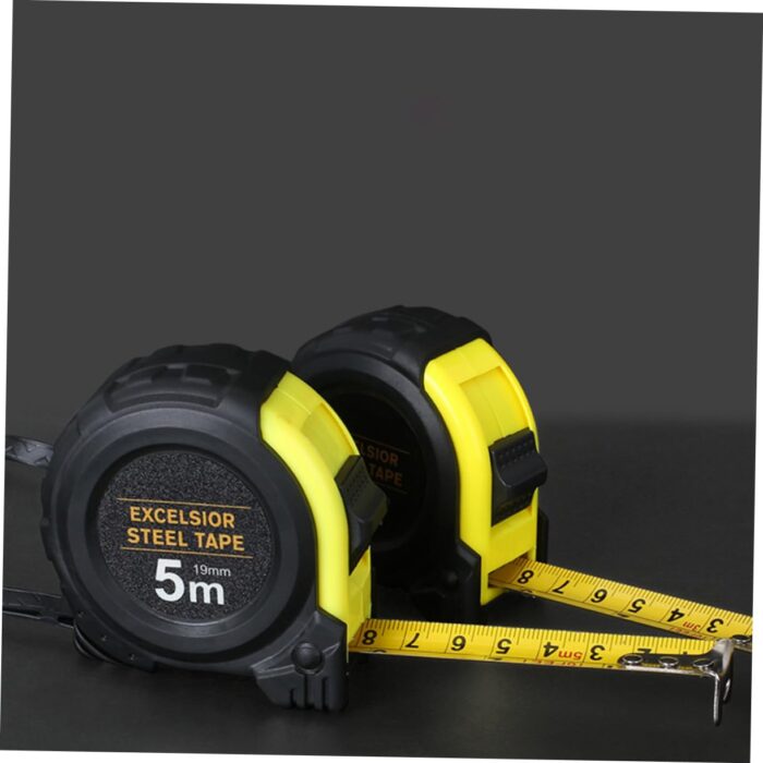 2 Pcs Metric and Measuring Tapes and Carbon Steel Tape Measure for Carpentry Construction Woodworking DIY Projects with Abs Case - Image 6