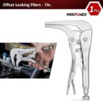 MAXPOWER 15-pc Locking Pliers Set with C-clamps, Long Nose, Pinch Off, Sheet Metal Clamp, U Shaped Pliers and Tool Bag - Image 4