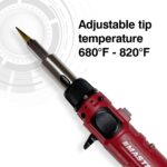 Master Appliance PI-20SiK Professional Cordless Butane Soldering Iron Kit [portable soldering station & heat tool] - Self-Igniting w/Adjustable Temperature - 680F - 820F, refillable with butane fuel - Image 6