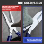 6 Inch Mini Bent Nose Pliers With Serrated Jaw - Jewelry Tool, Micro Angle Needle Nose Pliers For Gripping And Bending Wires - Image 7