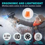 Cordless Leaf Blower with 6 Speed Mode, 800000RPM Handheld Leaf Blower, Lightweight Mini Turbo Jet Blower with 1 X 4.0Ah Batteries and Charger, Rechargeable Leaf Blowers for Lawn Care, Patio, Car - Image 8