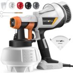 Paint Sprayer - BATAVIA HVLP Electric Spray Paint Gun, 1200ml High Capacity Container Easy to Clean, 4 Nozzles and 3 Patterns, for Furniture, Cabinets, Fence, Walls, Door, Garden Chairs etc