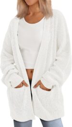 LILLUSORY Womens Oversized Cardigans Soft Knit Cardigan Sweater with Pockets - Image 61