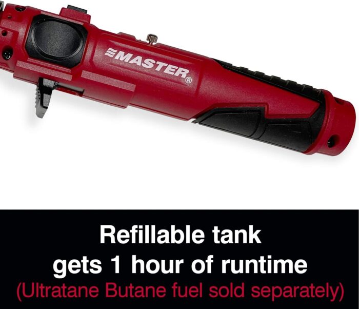 Master Appliance PI-20SiK Professional Cordless Butane Soldering Iron Kit [portable soldering station & heat tool] - Self-Igniting w/Adjustable Temperature - 680F - 820F, refillable with butane fuel - Image 5