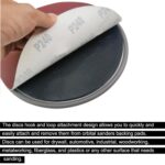 10 PCS 9 Inch 240 Grit Sanding Discs for Hand Radial Sander - 9" Round Hook & Loop Sandpaper for Hand Sanding Tool, Aluminum Oxide Sander Disc for Hand Drywall Power Sander (240 Grits) - Image 3