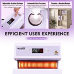 AKEYDIY Auto Tumbler Heat Press Machine 30OZ Mug Press Automatic Press & Release, Temp & Time Setting, Cup Transfer Machine for 11-30OZ Ceramic, Glass, w/Sublimation Papers, Heat Tape & Gloves - Image 6