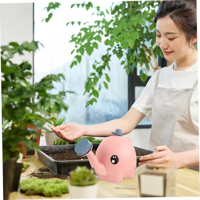 Large Large Plastic Watering Can with Lid Cartoon Gardening Pot for Home and Indoor Plants Ergonomic Handle Scratch-Resistant Design for Office and Garden Use - Image 8