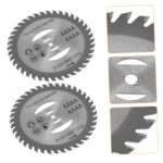 SUPVOX 2pcs Tungsten Carbide Blades for Electric Lawn Mowers Diameter Cutting Disks Weed Trimmer Accessories for Efficient Grass Cutting and Lawn Care - Image 5
