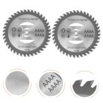 SUPVOX 2pcs Tungsten Carbide Blades for Electric Lawn Mowers Diameter Cutting Disks Weed Trimmer Accessories for Efficient Grass Cutting and Lawn Care - Image 6