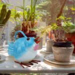 Metal Cute Bird Watering Can for Indoor/Outdoor Plants,Garden Functional Small Watering Can Decor, Decorative Watering Kettle Planter for House Plant Garden Flower,Kids 1.8L 1/2 Gallon Watering Pot, - Image 5