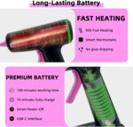 Cordless Hot Glue Gun, Rechargeable Hot Melt Glue Gun 2Ah Built-in Battery Smart Power-Off With 30pcs Premium Glue Sticks, 10pcs Wood Craft Sticks, Carry Case for DIY, Arts &Crafts - Image 2