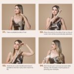 8 in 1 Hair Dryer Brush & Multi Hot Air Styler–Foldable 110,000 RPM Blow Dryer Brush Tool Set with Diffuser Auto-Wrap Curler for Fast Drying Curling Straightening Hair Daily Styling (1.25'') - Image 8