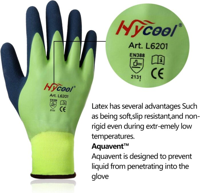 Waterproof Work Gloves Hycool Grip Working Gloves - Image 2
