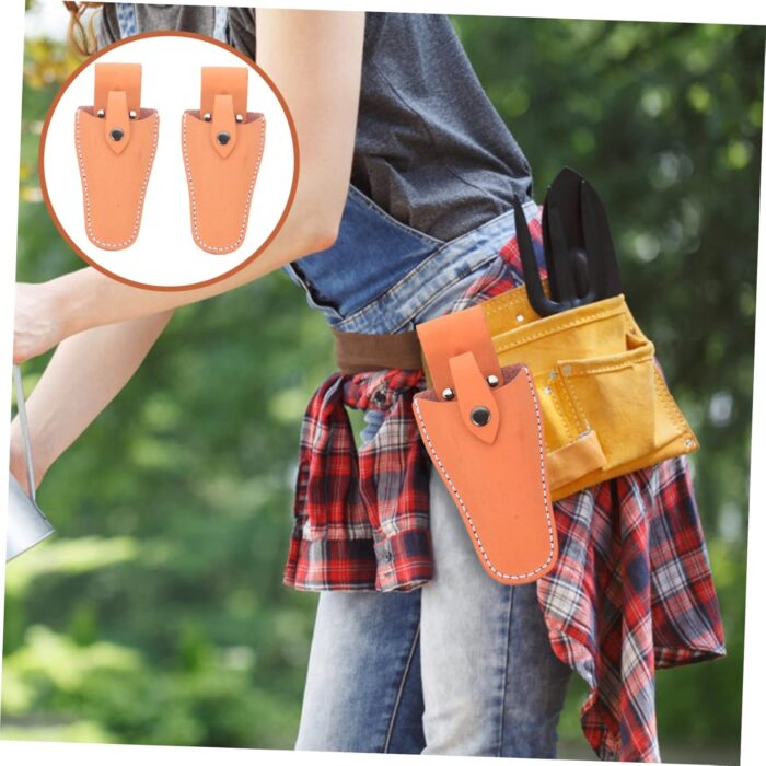 2pcs Multifunctional Hair Scissor Protective Cover for Hairstylists Garden Pruning Shears Tool Kit Belt-Scissor Case Pliers Holder - Image 3