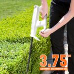 Litheli 20V Cordless Hedge Trimmer 16" (5/8" Cut), Handheld Shrub/Bush Trimmer, Lightweight for Thick Branches & Yard Work,Work with Litheli 20V System (2.5Ah Battery Incl.) - Image 3