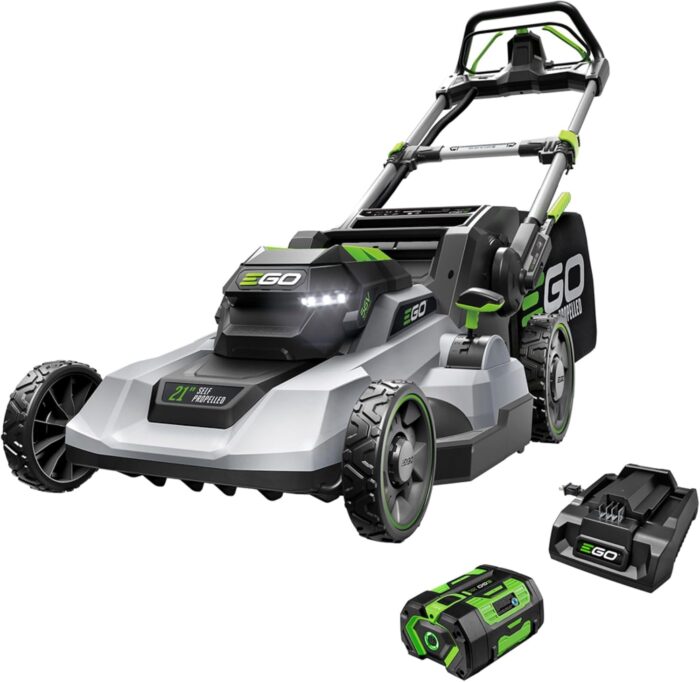 EGO POWER+ Electric Lawn Mower, Self-Propelled Cordless, Includes 56V 6.0Ah Battery And 320W Charger – LM2114SP