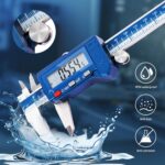 Dasqua 6” IP54 Digital Caliper, Stainless Steel Water-Resistant Precision Measuring Tool with Large LCD, Inch/Metric/Fraction Switch, ±0.001” Accuracy, Calibration Certificate & Storage Case - Image 4