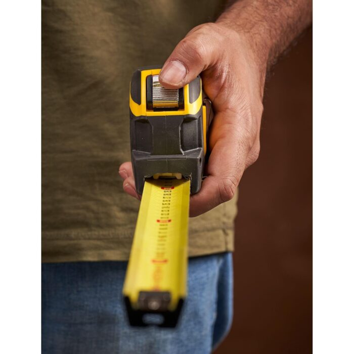 STANLEY XTHT0-33501 FATMAX Autolock Tape, 8m Metric Only, Yellow/Black - Image 6