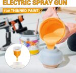 Paint Sprayer - BATAVIA HVLP Electric Spray Paint Gun, 1200ml High Capacity Container Easy to Clean, 4 Nozzles and 3 Patterns, for Furniture, Cabinets, Fence, Walls, Door, Garden Chairs etc - Image 5