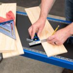 WORKPRO Aluminum Alloy Carpenter Square and Zinc-Alloy Square Ruler Set - 7 in. Rafter Layout Tool and 12 in. Combination Square Combo - Image 6