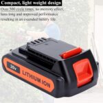 Lasica 2Pack 4.0Ah 20V MAX LBXR20 Compatible with Black and Decker Weed Eater 20V Battery LB2X4020 LBXR2020-OPE LBXR20-OPE2 LBXR20B-2 LB2X3020-OPE LBXR20BT 20 Volt Max Outdoor Cordless Power Tools - Image 6