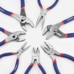 7-piece WORKPRO Pliers Set with Groove Joint, Long Nose, Slip Joint, Linesman, and Diagonal Pliers for DIY & Home Use - Image 8