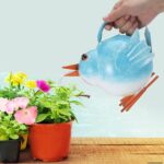Metal Cute Bird Watering Can for Indoor/Outdoor Plants,Garden Functional Small Watering Can Decor, Decorative Watering Kettle Planter for House Plant Garden Flower,Kids 1.8L 1/2 Gallon Watering Pot, - Image 6